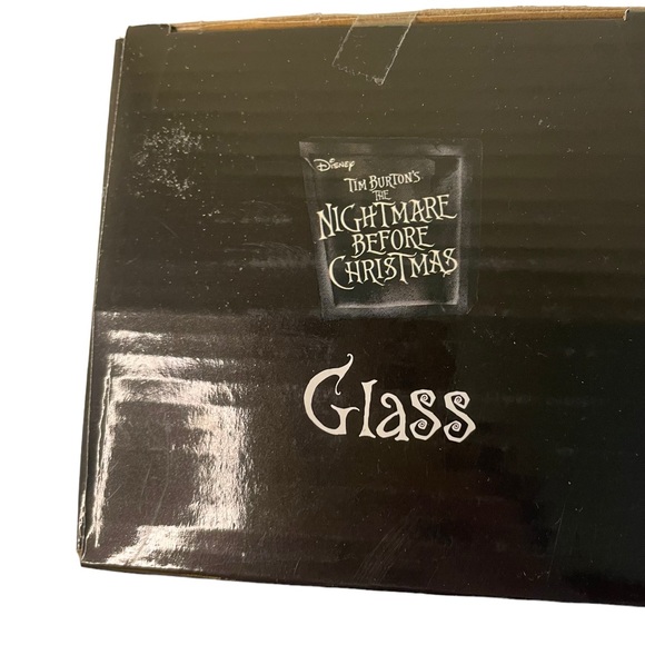 DISNEY NIGHTMARE BEFORE CHRISTMAS GLASS Metallic Orange with Graphics Reusable - Picture 5 of 6